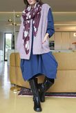 Donegal Cotton Jersey Sac Dress Navy /11 =